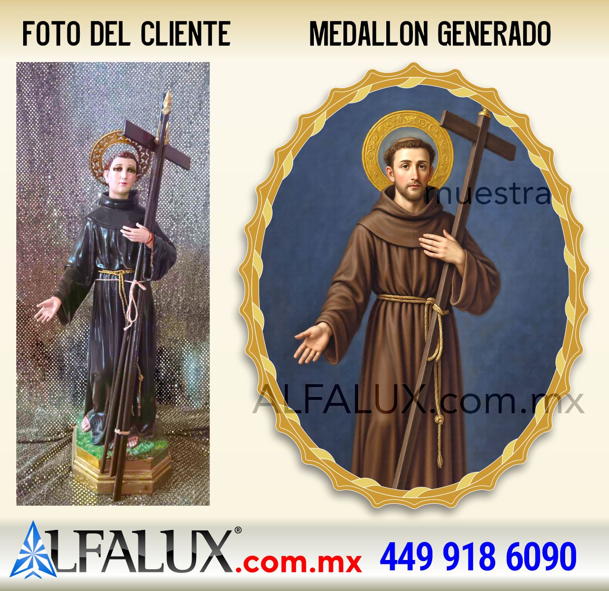 Medallon ANTES DESPUES San Felipe de Jesus 2026